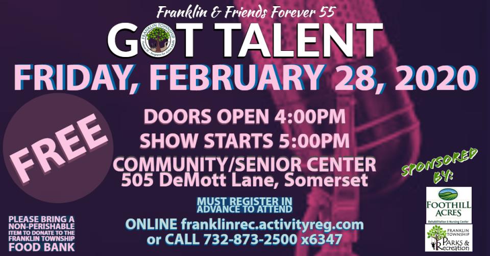 Forever 55 Got Talent! Show Ad