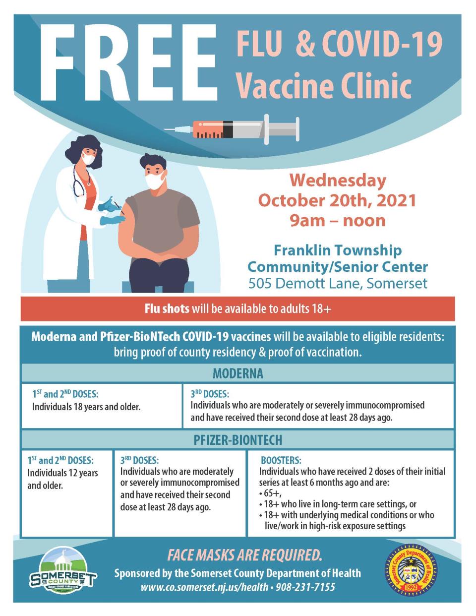 Flu-COVID Clinic Franklin 10-20-21 