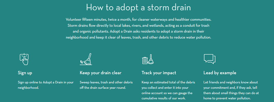 how to adopt a drain