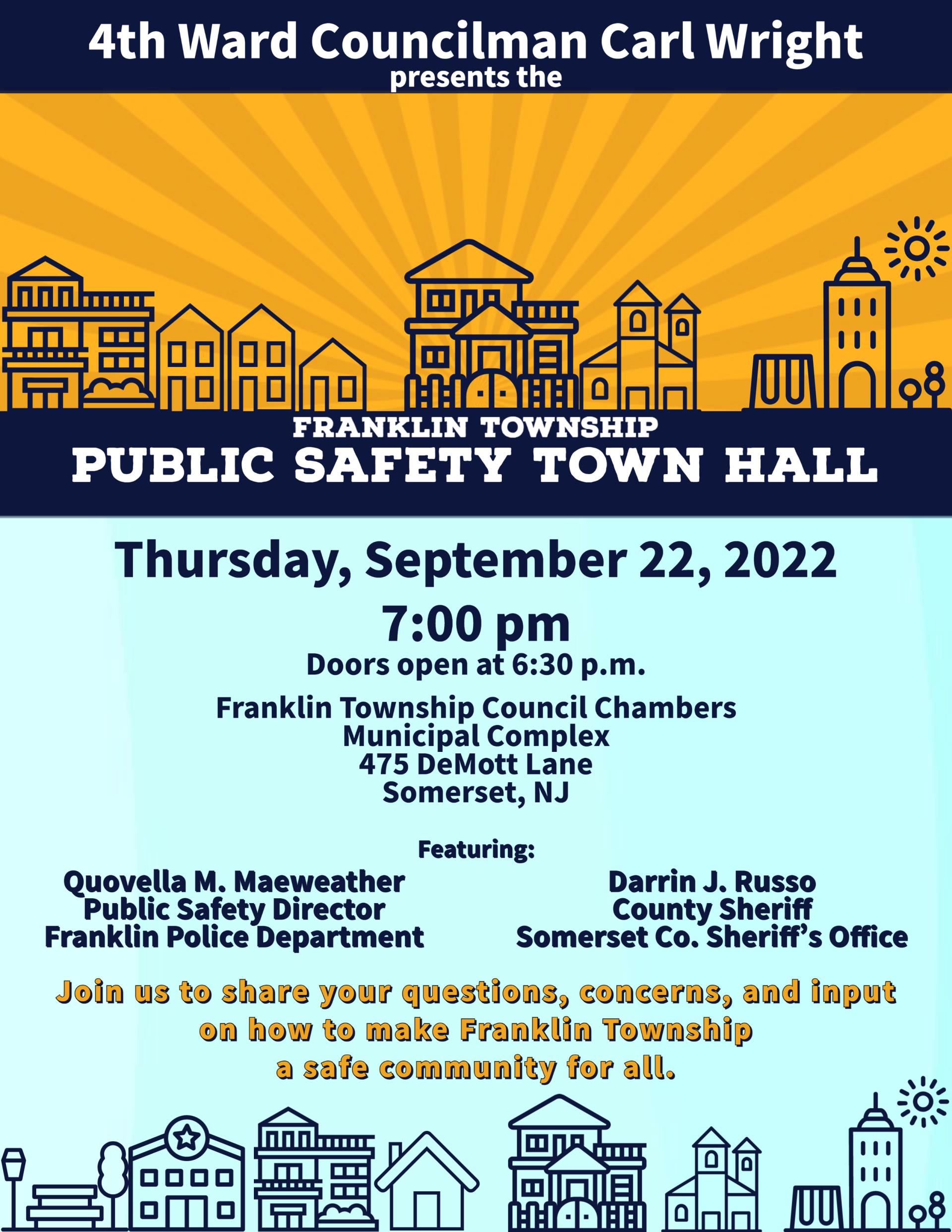 2022 public safety town hall meeting