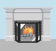 fireplace