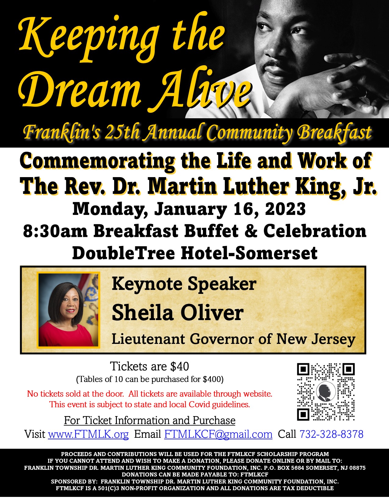 2023 MLK Breakfast flyer