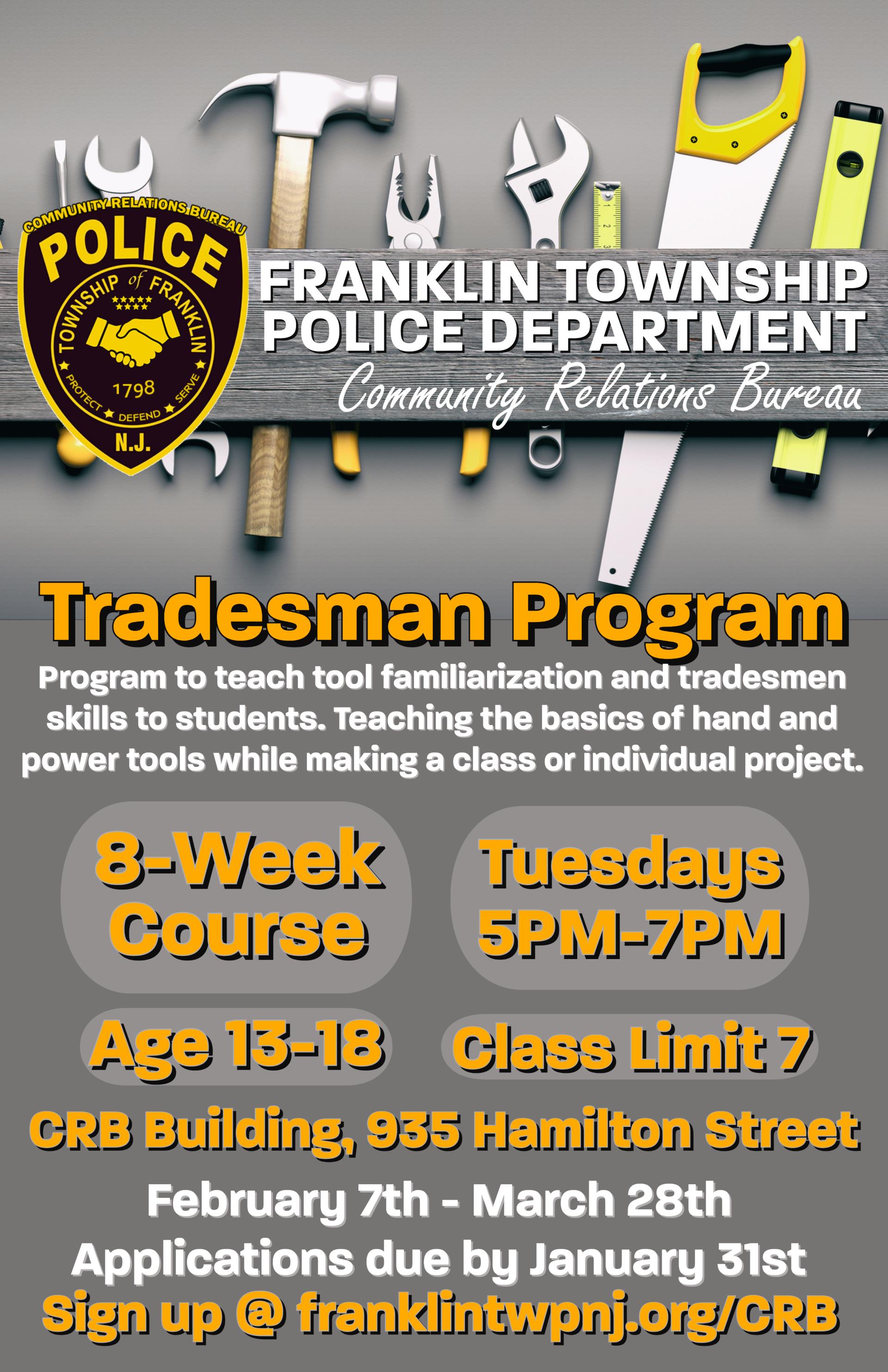 FTPD Tradesman flyer