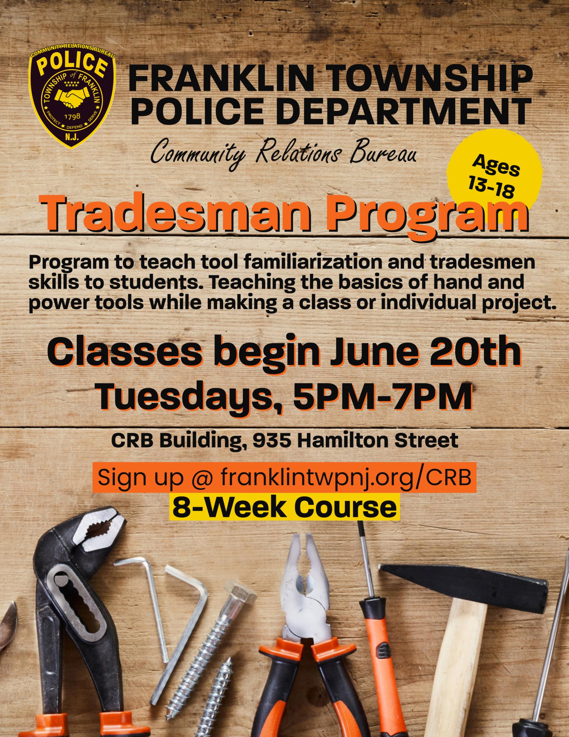 FTPD Tradesman flyer