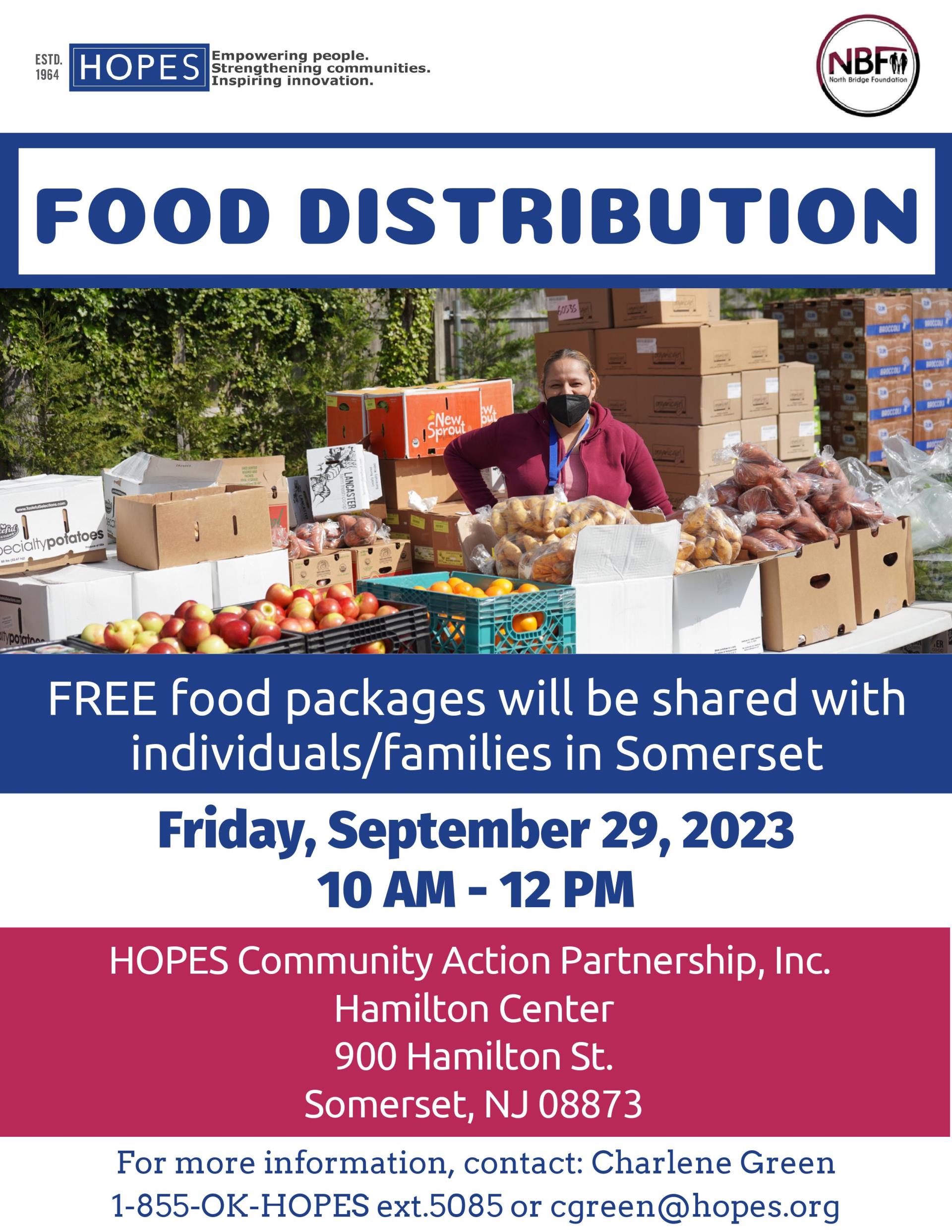 HOPES food distribution