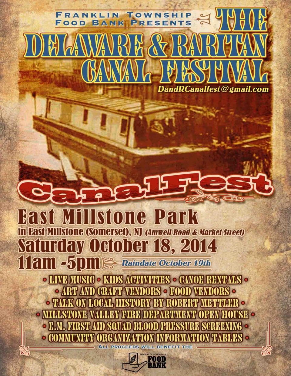 CanalFest 2014 Poster - 8.5x11