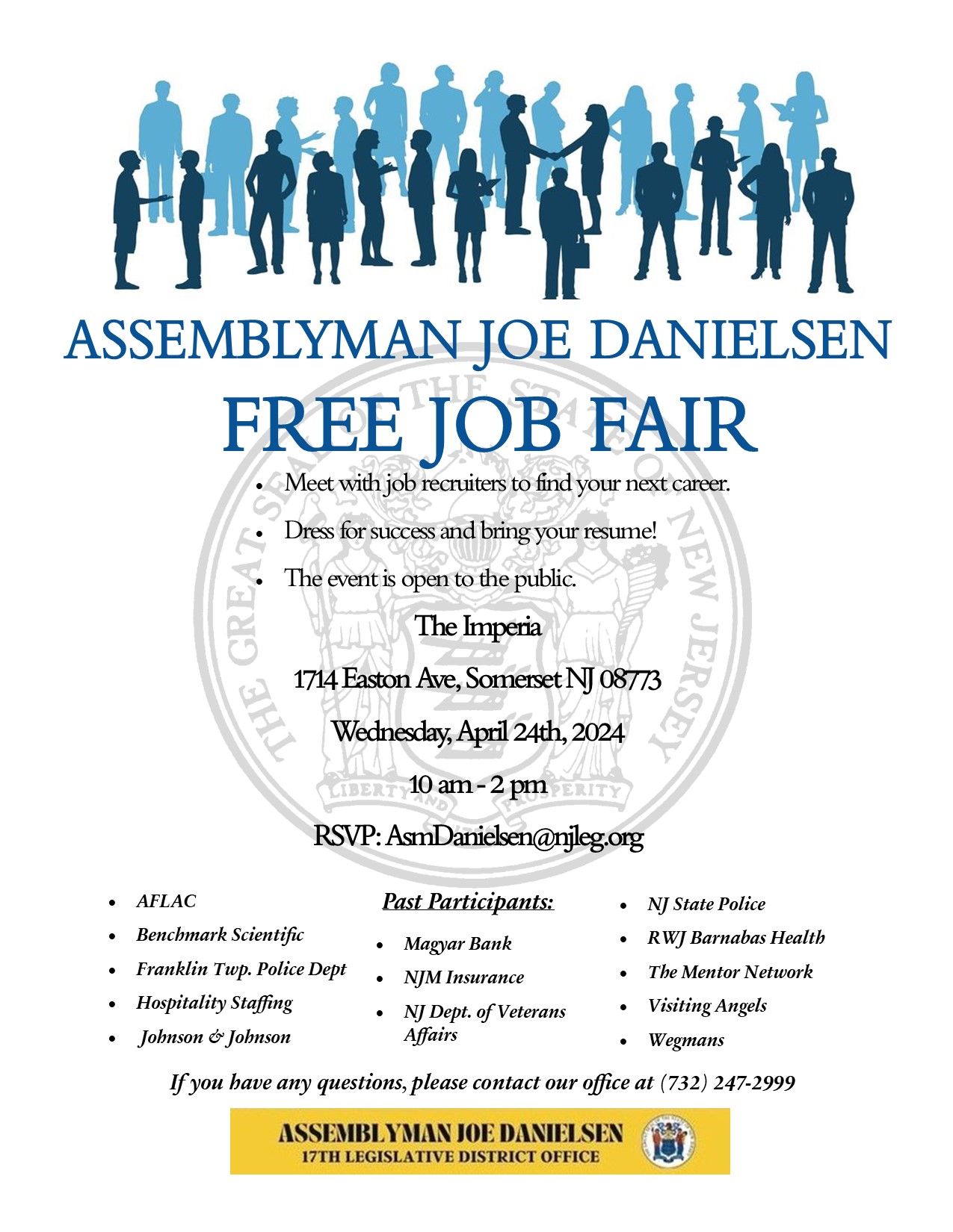 Joe Danielsen Job Fair April 24