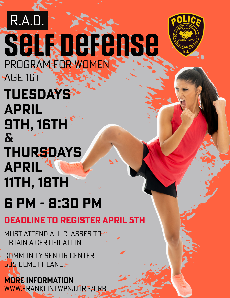 R.A.D. Self Defense for women 16+