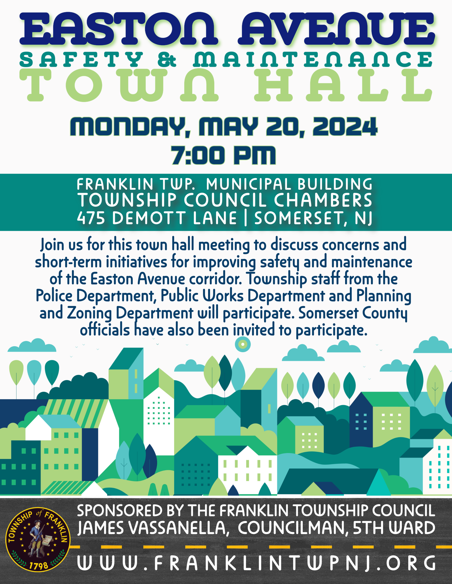 Easton Avenue  Town Hall 2024-Flyer