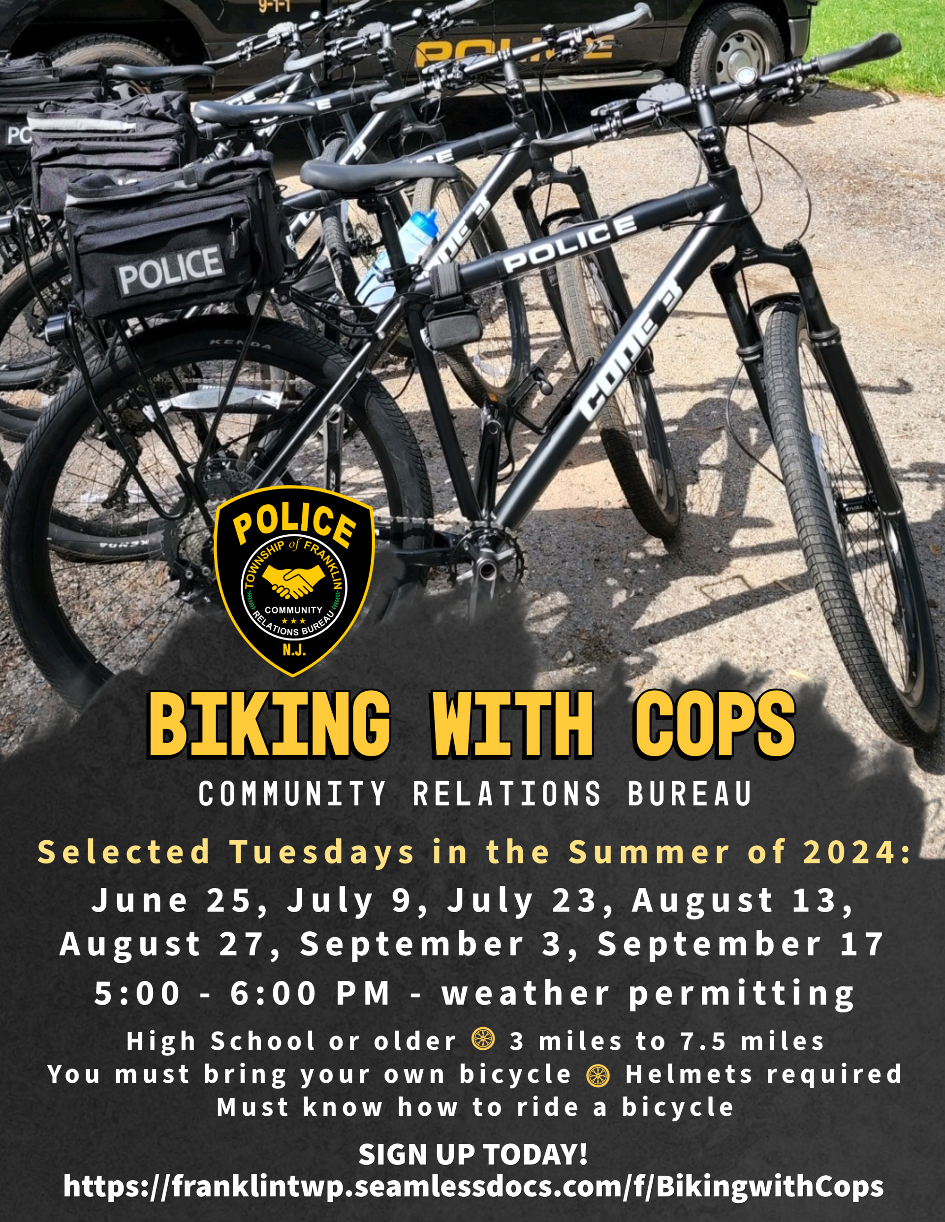 Biking with cops-2-flyer