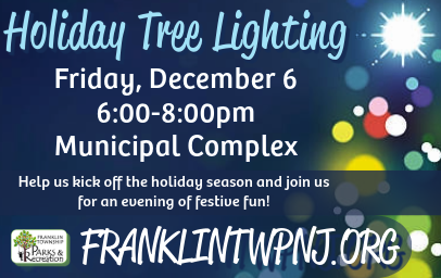 Franklin Township Invites You to the Annual Holiday Tree Lighting!