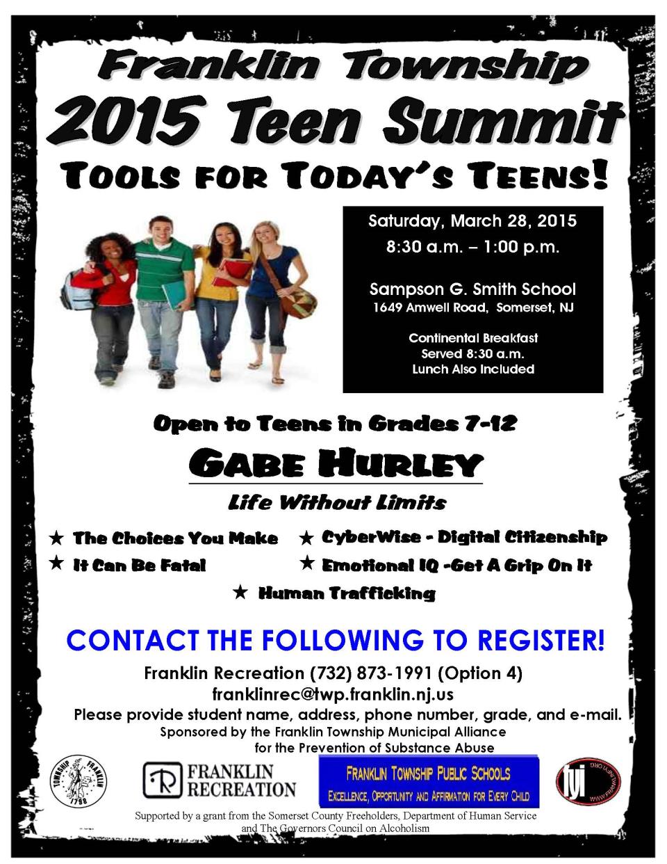 2015 Teen Conference Flier 3.6.15