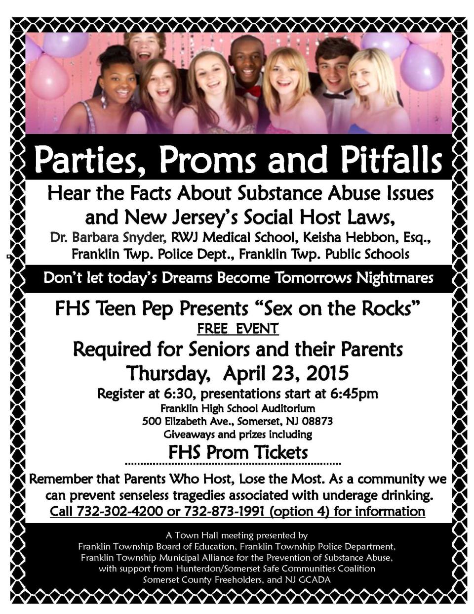 Parties Proms and Pitfalls