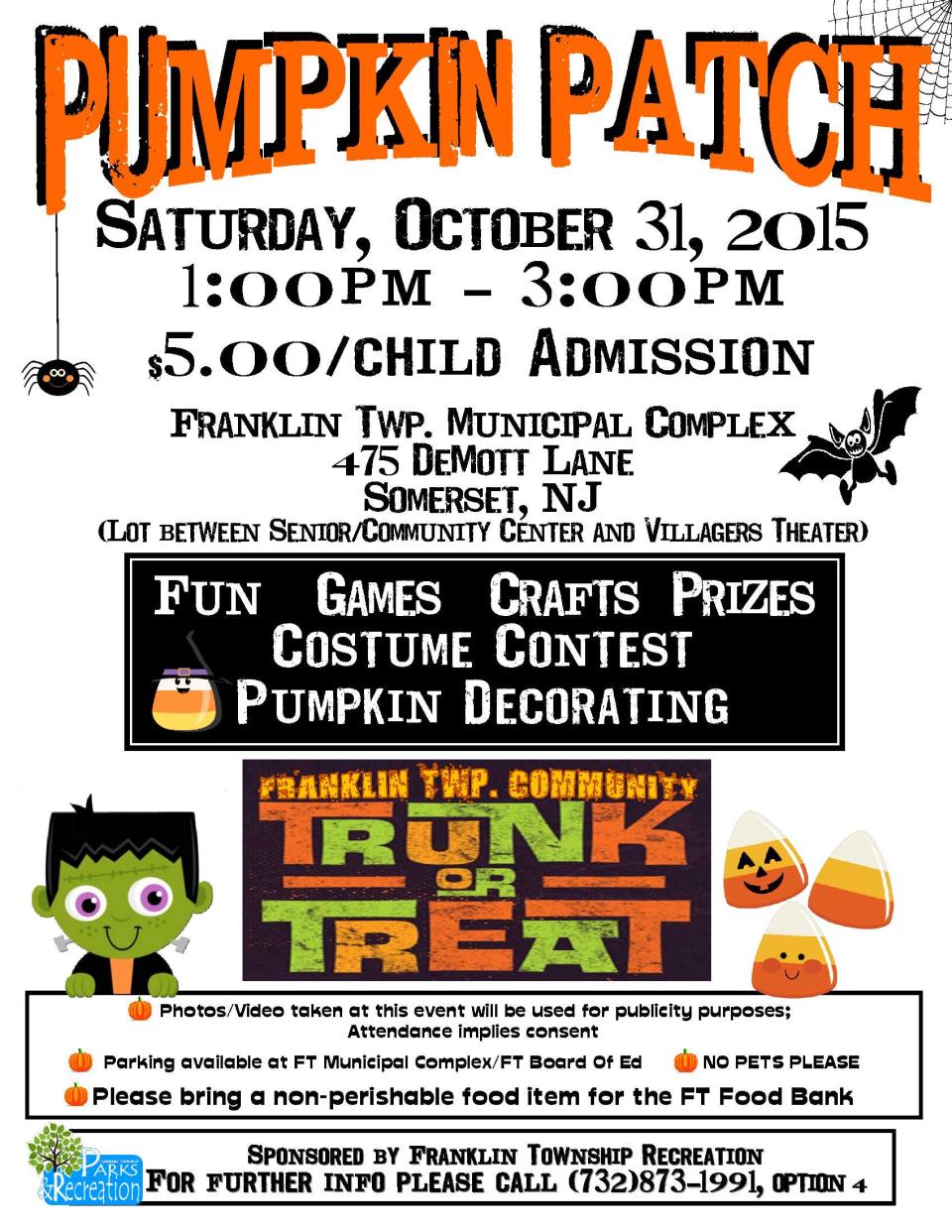 Pumpkin Patch Flier 2015