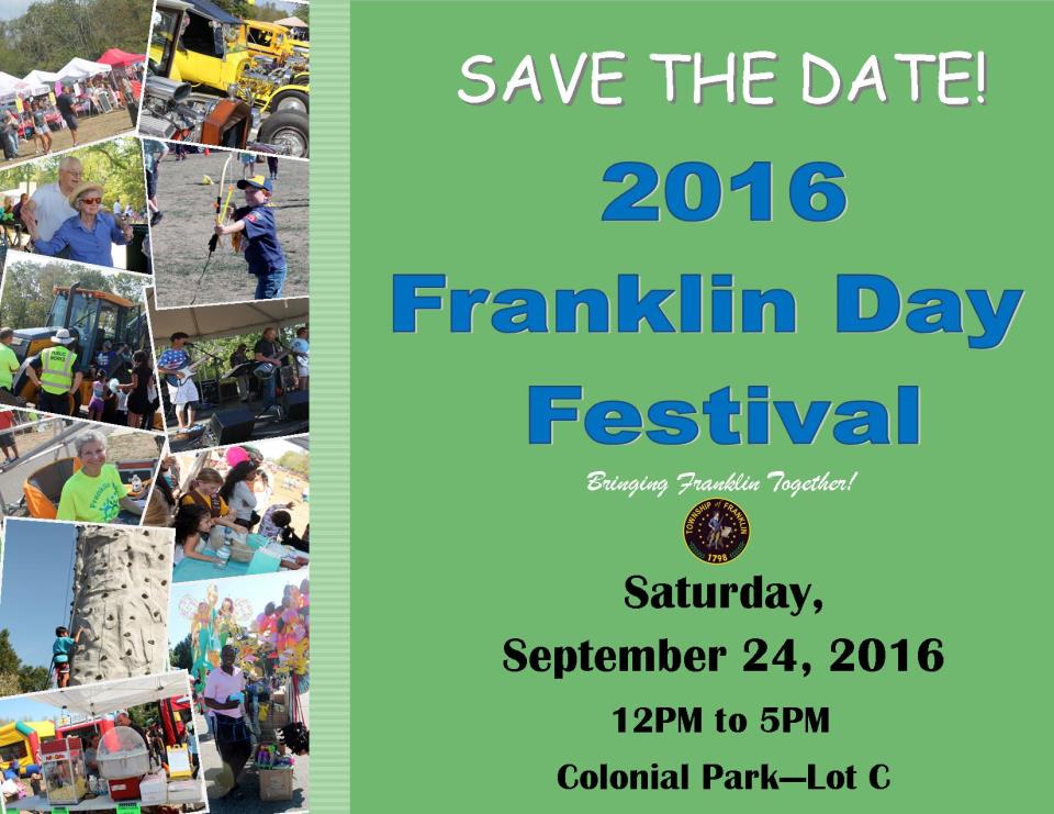 FranklindaySave the date