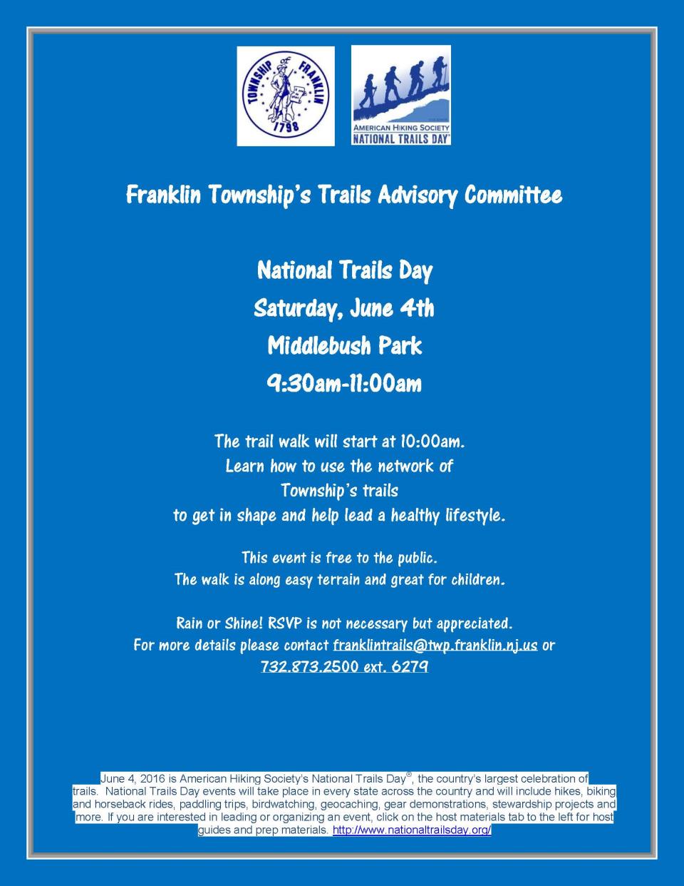 National Trails Day June 4 2016