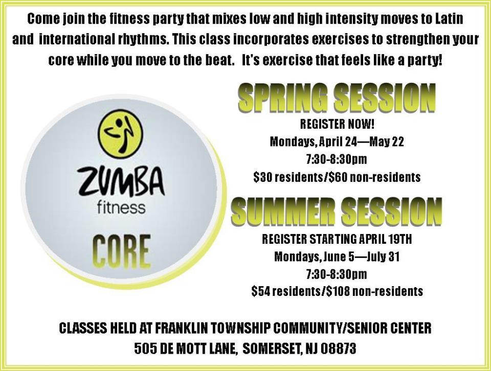 Zumba Core Web Ad