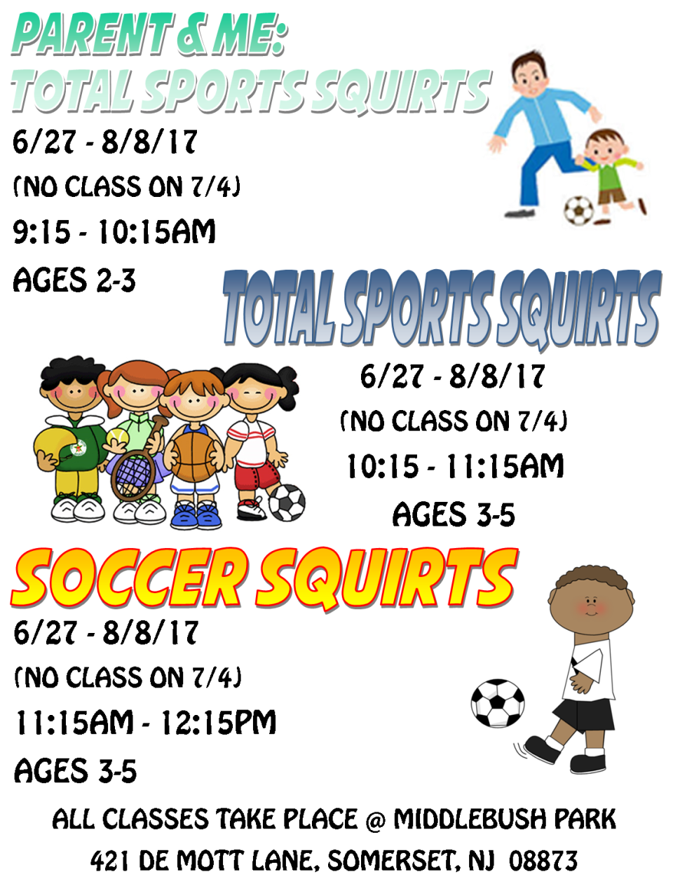 Summer Parent n Me-Total Sports Squirts-Soccer Squirts